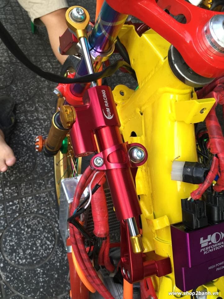 Lên full đồ chơi xe exciter 135 theo phong cách drag - 7