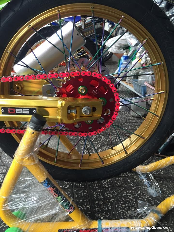 Lên full đồ chơi xe exciter 135 theo phong cách drag - 4