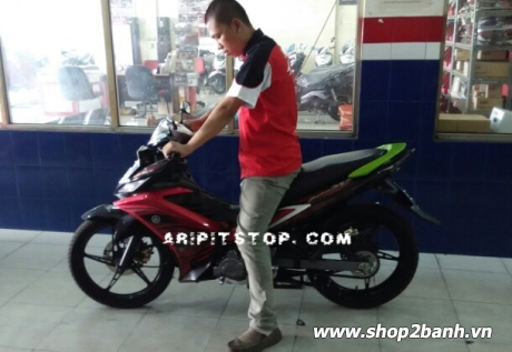 Phuộc sau exciter 150 gắn lên ex135 có được không - 6