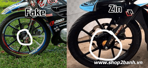 Cách phân biệt mâm daytona chính hãng và hàng fake - 2