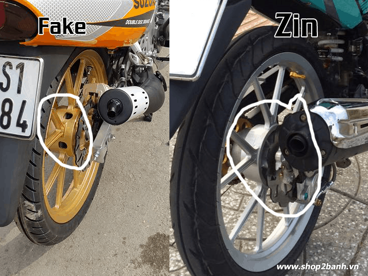 Cách phân biệt mâm daytona chính hãng và hàng fake - 3
