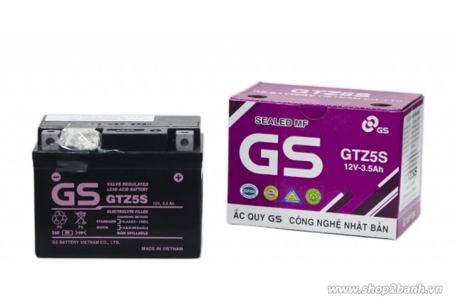 Bình ắc quy gs gtz5s - 1