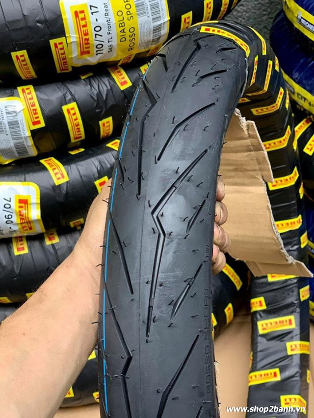 Vỏ pirelli 9080-17 diablo rosso sport - 1