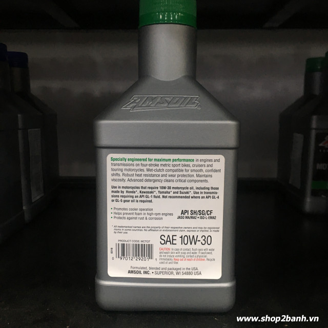 Nhớt amsoil 10w30 synthetic metric 946ml - 2