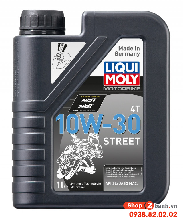Nhớt liqui moly motorbike street 4t 10w30 1l - 1