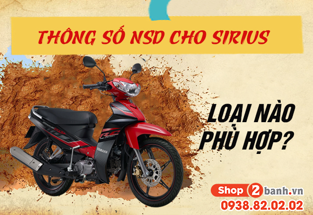 Thông số nhông sên dĩa sirius bao nhiêu thay loại nào phù hợp - 1
