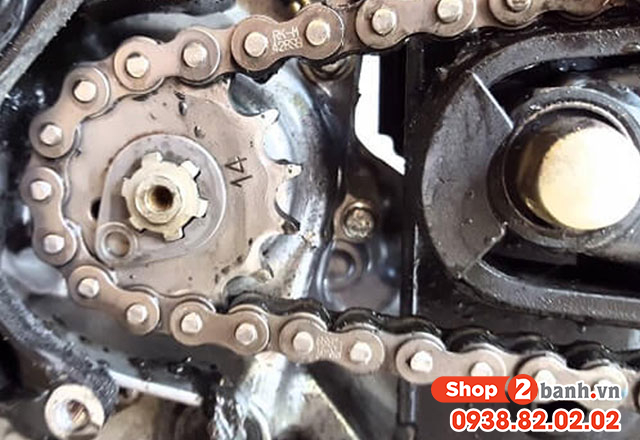 Cách khắc phục nhông sên dĩa bị kêu lọc cọc - 1