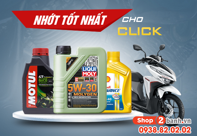Chọn mua nhớt cho xe click nên thay loại nào tốt - 1