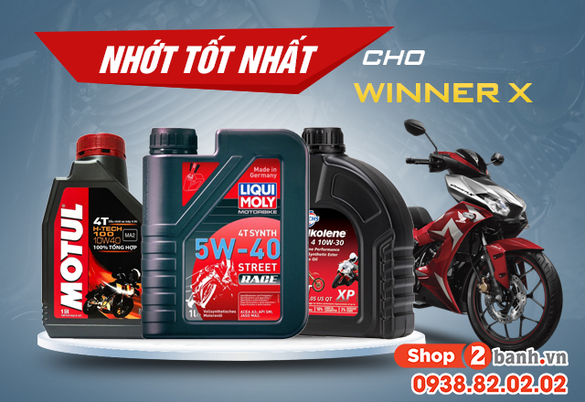 Chọn mua nhớt cho xe winner x nên thay loại nào tốt - 1