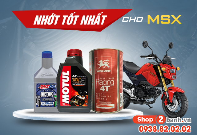 Chọn mua nhớt cho xe msx nên thay loại nào tốt - 1