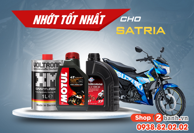 Chọn mua nhớt cho xe satria nên thay loại nào tốt - 1