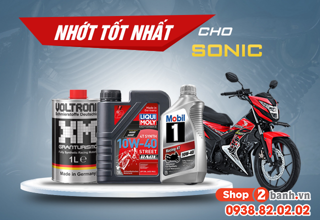 Chọn mua nhớt cho xe sonic nên thay loại nào tốt - 1