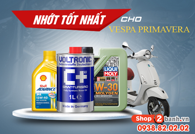Chọn mua nhớt cho xe vespa primavera nên thay loại nào tốt - 1