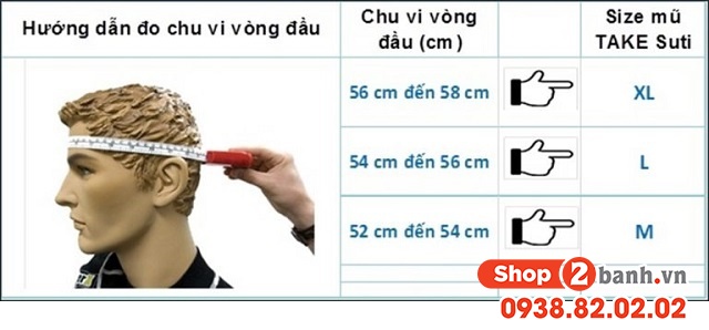 Cách chọn size nón bảo hiểm fullface sao cho đúng chuẩn - 3