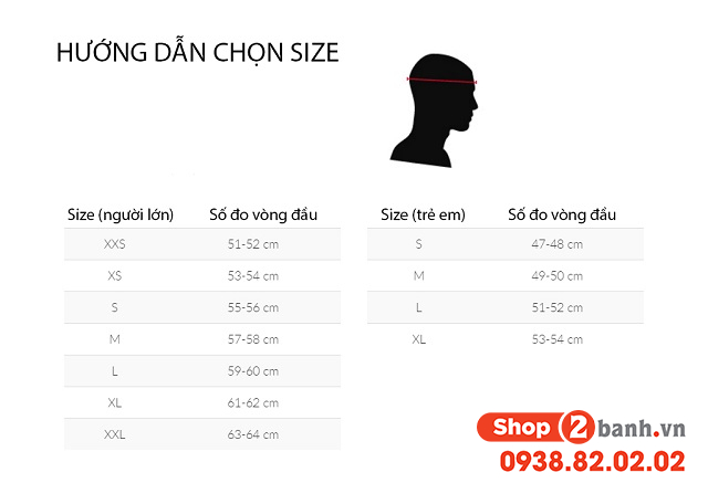 Cách chọn size nón bảo hiểm fullface sao cho đúng chuẩn - 4