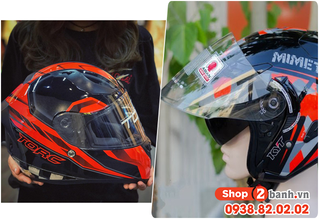 Có nên mua nón bảo hiểm 2 kính không có gì khác biệt - 1