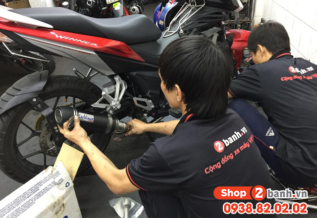 Xe winner 150 nên gắn pô độ loại nào - 1