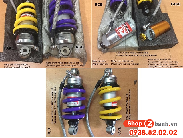 Cách phân biệt phuộc racingboy thật và giả - 5