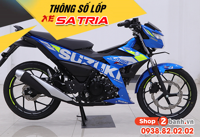 Thông số lốp xe satria f150 bao nhiêu nên thay vỏ nào phù hợp - 1