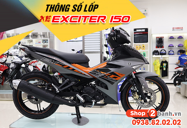 Thông số lốp xe exciter 150 bao nhiêu nên thay vỏ nào phù hợp - 1