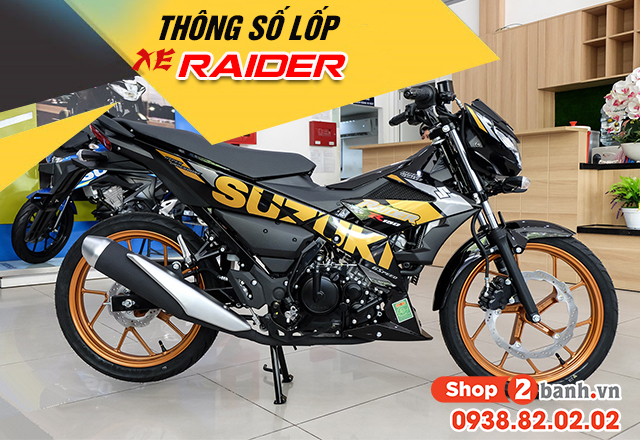 Thông số lốp xe raider 150 bao nhiêu nên thay vỏ nào phù hợp - 1