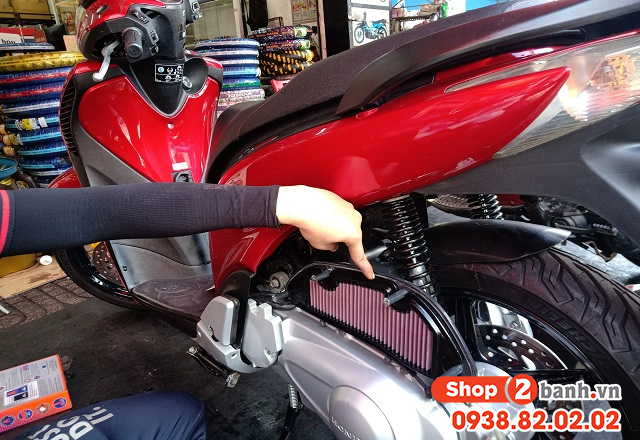 Top 2 lọc gió độ cho xe sh ý bán chạy shop2banh năm 2026 - 1