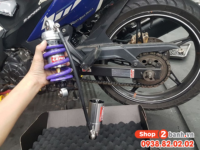 Phuộc rcb cho exciter 135 nên thay loại nào chở nặng được - 6