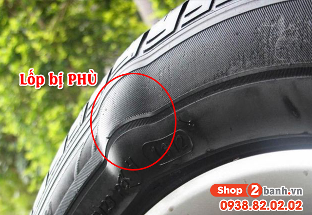 Tại sao lốp xe máy bị phù và cách xử lí như thế nào - 1