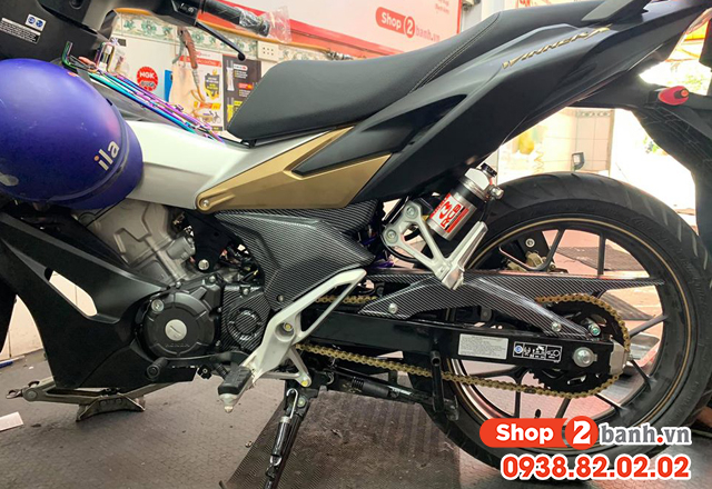 Cách chỉnh phuộc sau rcb bình dầu cho winner - 1