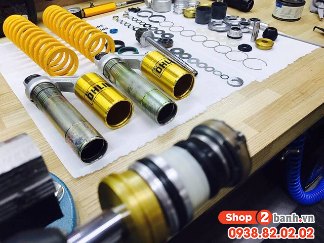 Cách chỉnh phuộc sau ohlins bình dầu cho sh - 5