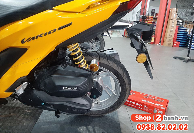 Cách chỉnh phuộc sau rcb bình dầu cho vario - 1