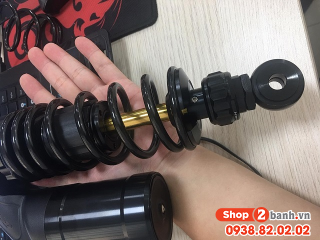 Cách chỉnh phuộc sau rcb bình dầu cho vario - 4