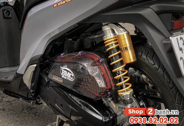 Cách chỉnh phuộc sau ohlins bình dầu cho sh - 1