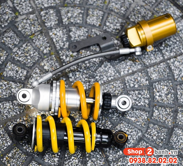 Cách chỉnh phuộc sau ohlins bình dầu cho exciter - 5