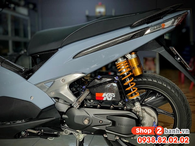 Cách chỉnh phuộc sau ohlins bình dầu cho air blade - 5