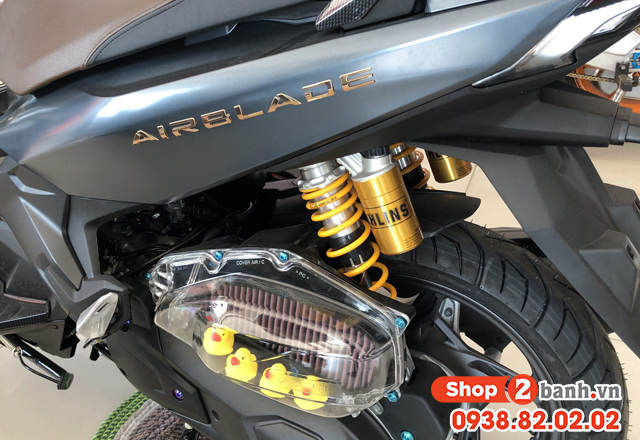 Cách chỉnh phuộc sau ohlins bình dầu cho air blade - 1