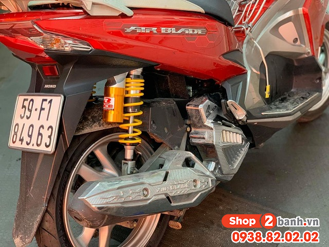 Cách chỉnh phuộc sau rcb bình dầu cho air blade - 5