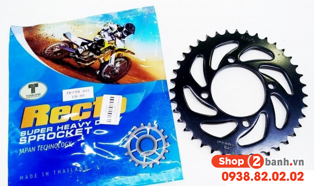 Dĩa recto 38t cho exciter 135 chính hãng - 1