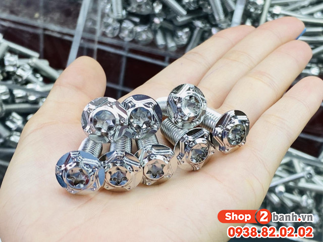 Bộ ốc đĩa salaya inox cho vario 4con - 1
