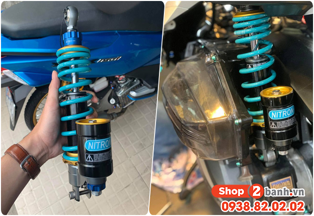 Phuộc nitron real cho vario đẳng cấp thương hiệu anh quốc - 1