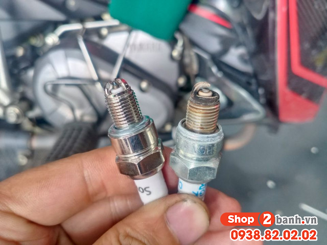 Bugi sovko 3 chấu a6tjc chân ngắn chính hãng - 3