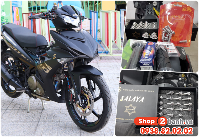 Tổng hợp ốc salaya inox cho exciter 150 tại shop2banh - 1