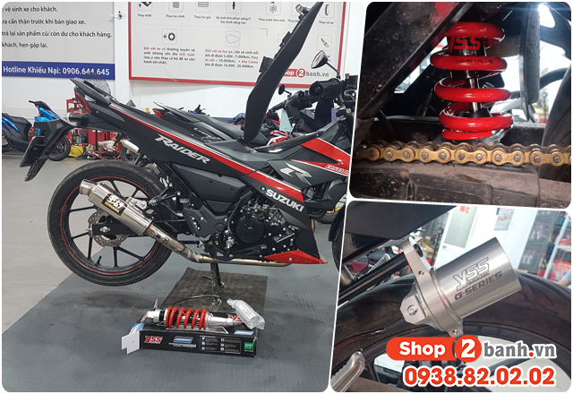 Tư vấn dàn chân suzuki raidersatria độ như thế nào đẹp  - 5