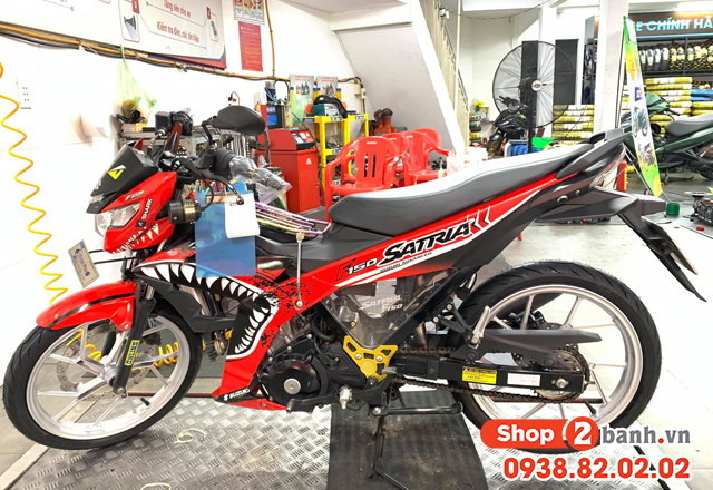 Tư vấn dàn chân suzuki raidersatria độ như thế nào đẹp  - 1