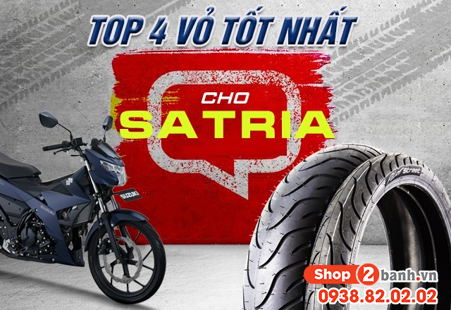 Top 4 vỏ xe satria f150 bán chạy shop2banh - 1