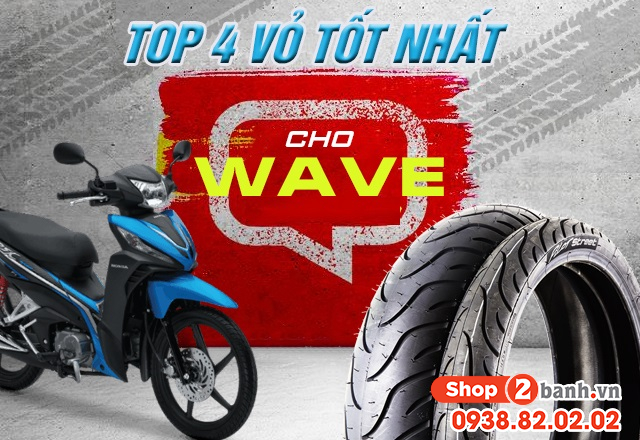 Top 4 vỏ xe wave bán chạy shop2banh - 1
