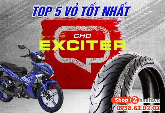 Top 5 vỏ xe exciter 150 bán chạy shop2banh - 1