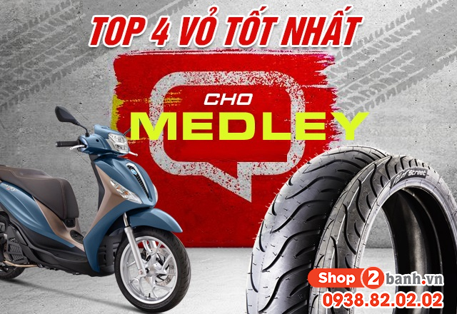 Top 4 vỏ xe medley bán chạy shop2banh - 1