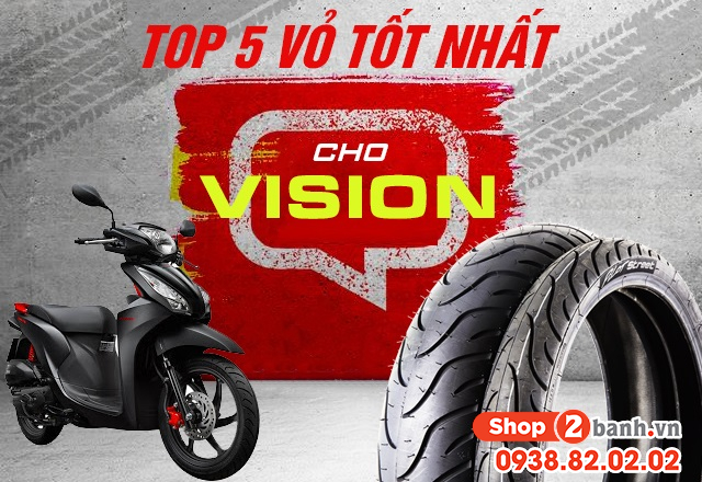Top 5 vỏ xe vision bán chạy shop2banh - 1