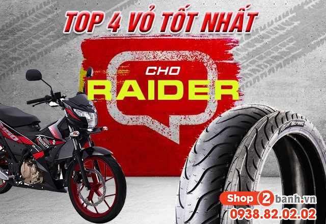Top 4 vỏ xe raider 150 bán chạy shop2banh - 1